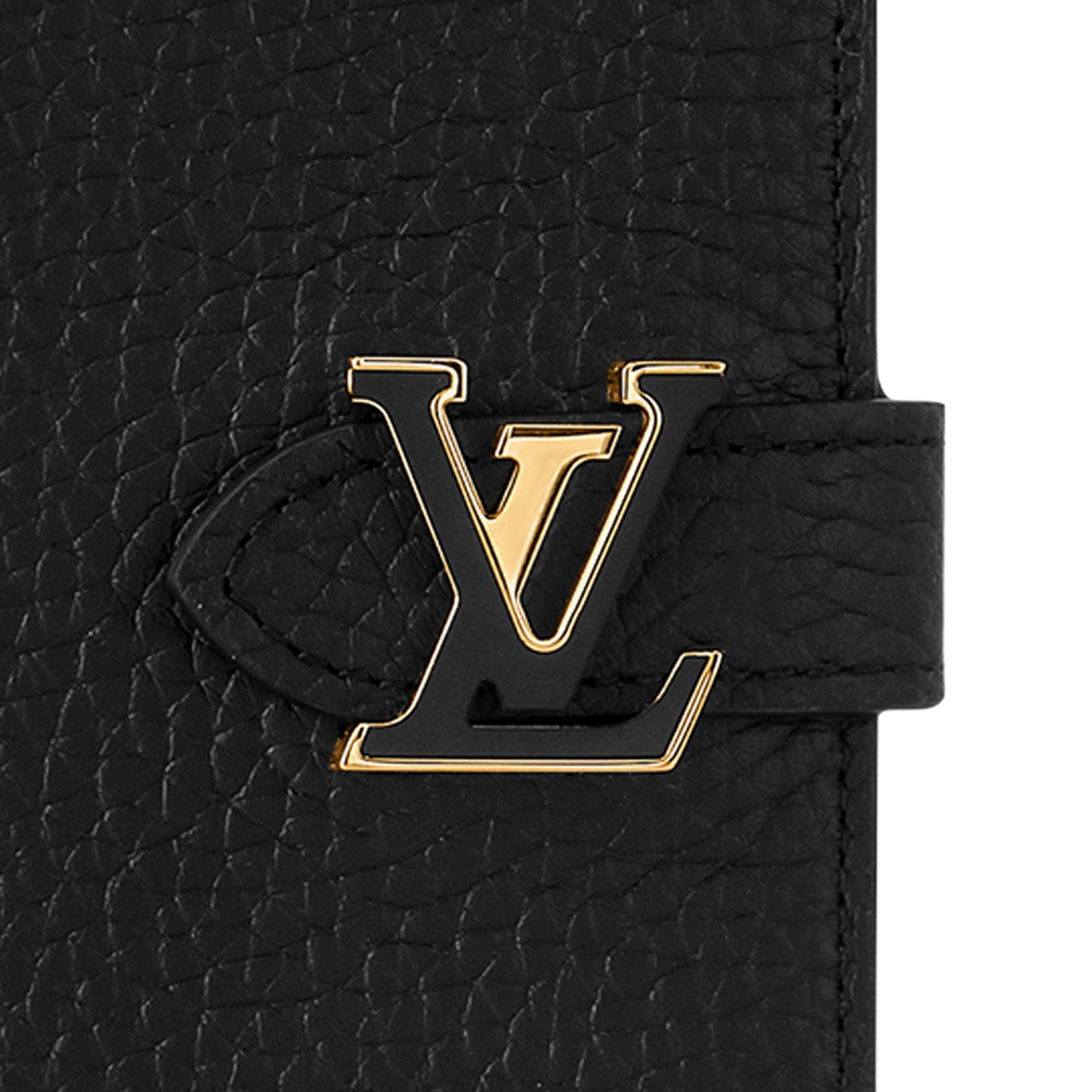 ルイヴィトン LV ヴェルティカル ウォレット カプシーヌ 黒 ブラック LV ヴェルティカル ウォレット コンパクト カプシーヌ｜ルイ・ヴィトン